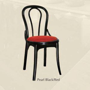 Pearl Black-Red Chairs